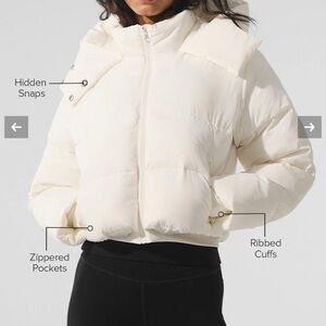 ALO Yoga Cream Puffer Jacket